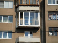 Панорамный балкон на 8 этаже